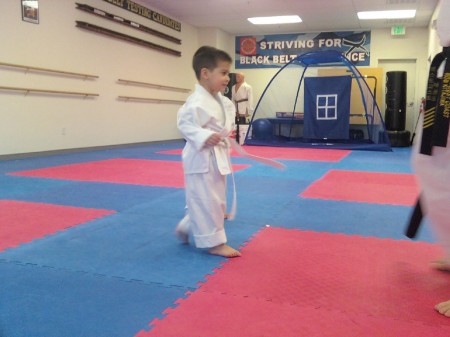 Emilio at Karate