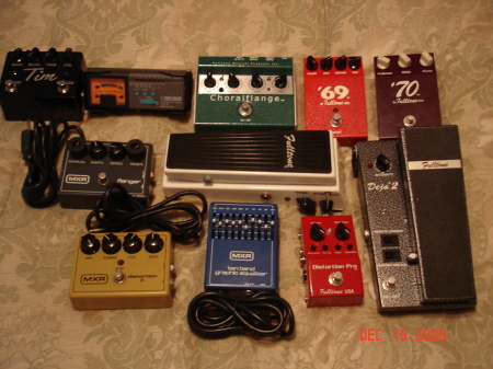 Group photo of pedals