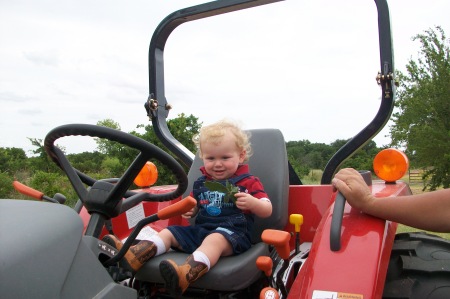 Lane on the tractor