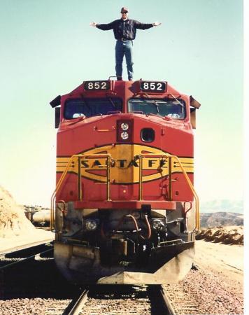 Train surfing in the Cajon Pass