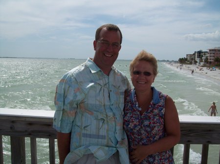 Dan and I on the boardwalk in Fort Meyers.