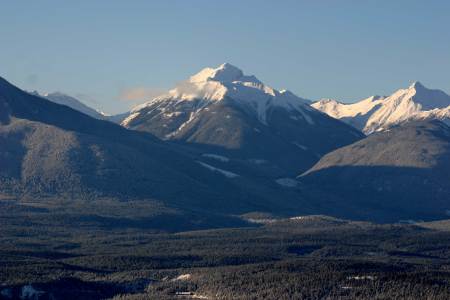 Sun on the peaks