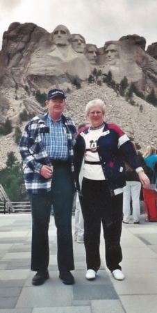 My late parents June 2001 Mt Rushmore