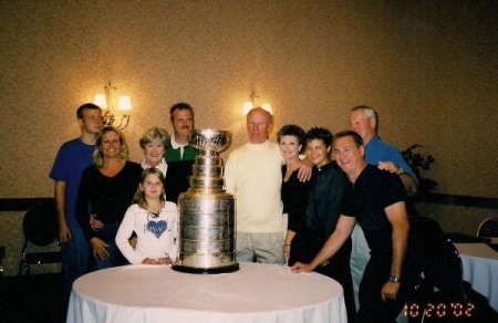 Family Reunion 2002 with Stanley Cup