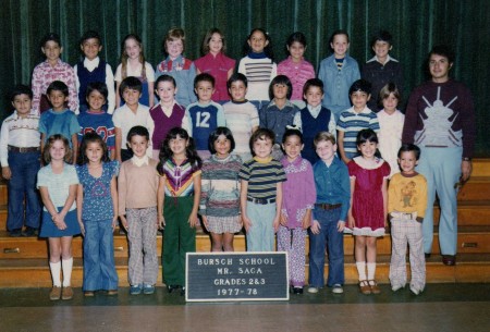 3rd Grade with Mr. Joe Saca 1977-1978