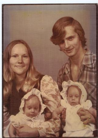 Carol & Ken and our twins 1978