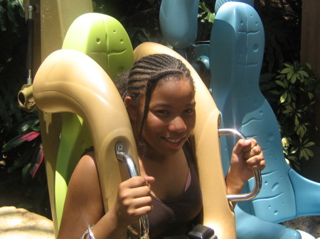 Ashey at Island of Adventure in Fla June 2009