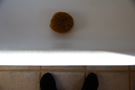 Sponge in Bathtub