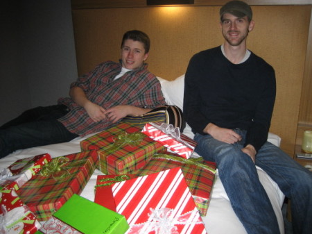 my boys at christmas 2009