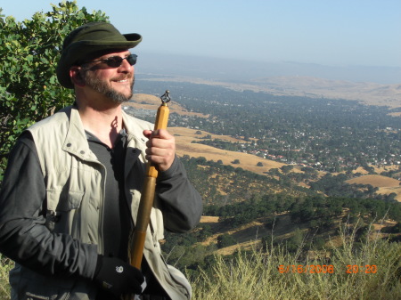 mark climbs mount diablo