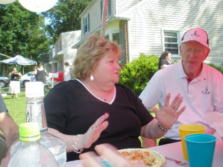 Marie with Gerry Campbell (St Henry classmate)