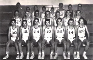 EASTON BOYS' BASKETBALL TEAM in 1958-59