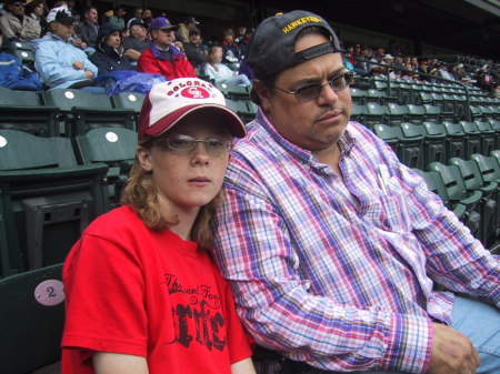 Me and Alee at a Rockies Game