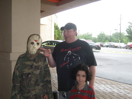 Billy, Mike and Jakob at Monster Mania