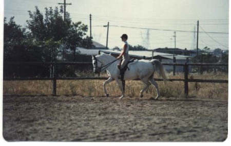 Mariah and me at a schooling show