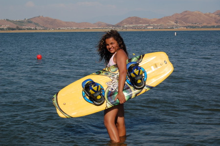 Miquela Wakeboarding