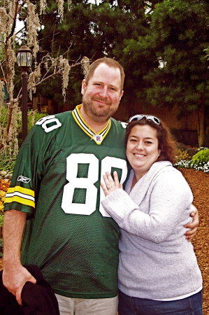 JASON AND LINDSAY--"GO PACKERS"