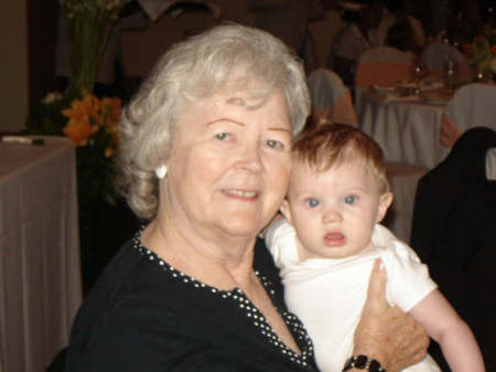 Me with My Great-Grandchild, Aiden - Aug 2008