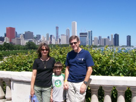 Mary, Will and I on vacation in Chicago