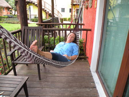 relaxing in Cozumel, Jan 2010
