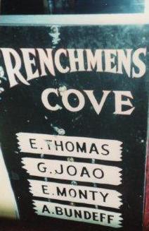 New & improved Frenchman's Cove sign