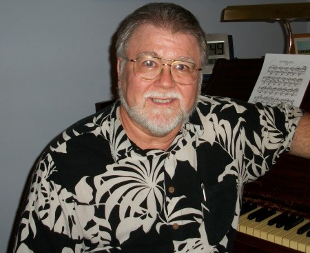 Michael at his 1917 5'7" Steinway M Piano