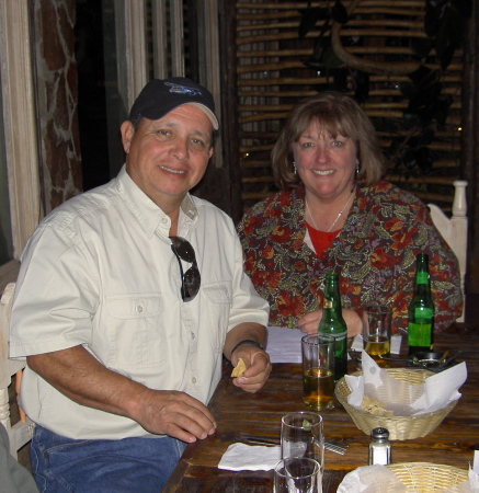 Stan & Eileen - dinner on trip to Copper Cyn