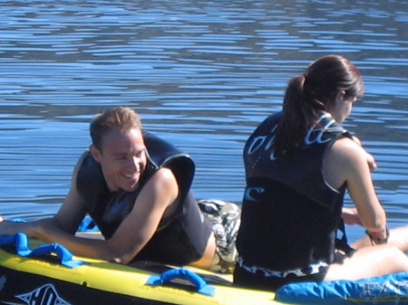 Tubing on Roosevelt Lake