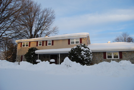 my house - snowstorm 2/10