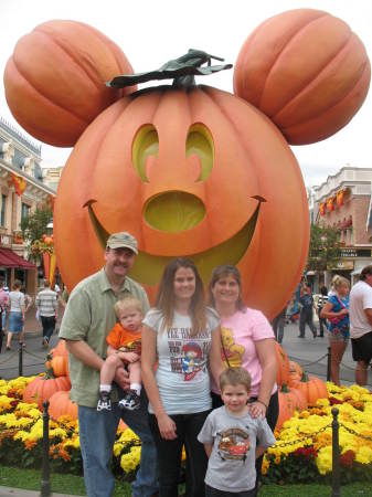 Our family at Disneyland
