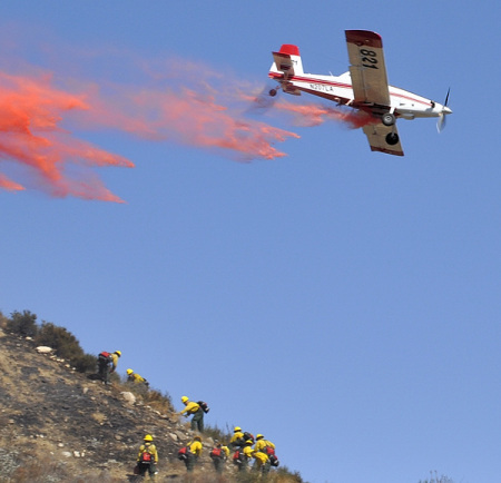 Station fire near Mt. Wilson