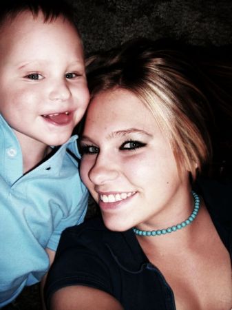 Joey and his Mommy, My Daughter Ashley