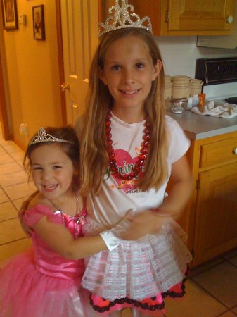 Meagan and Audrey - Princesses!