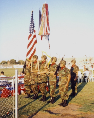 SSG McKinley-Color Guard NCOIC, 1992