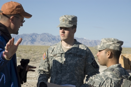 Mission Brief to LT Gill and his Driver