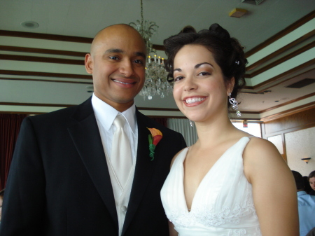 The bride & groom 7/11/09