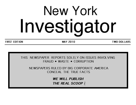 NEW YORK INVESTIGATOR NEWSPAPER