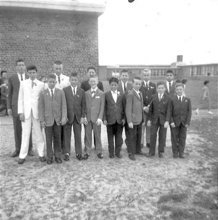 Graduation Day 1961 Mr. Leuci's 6th grade boys