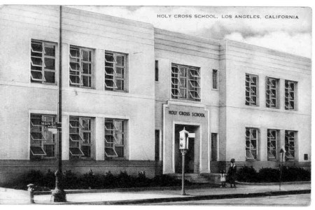 Holy Cross School, NW corner of 47th & Main