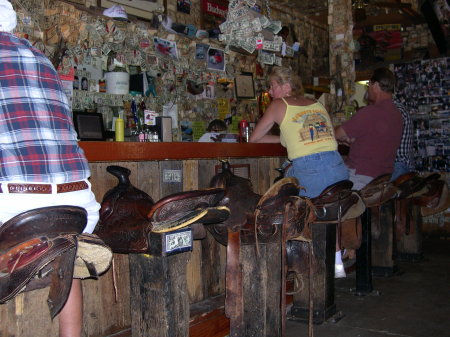 Inside Tortila Flat in Arizona