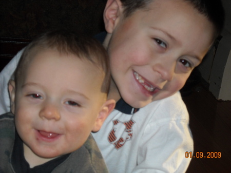 My 2 Grandson's Luke 7yrs and Jake 1yrs