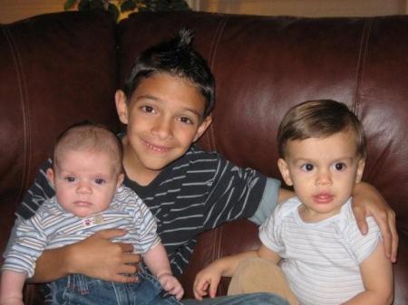 My daughter Rachel's boys, Eli, Cole & Gabriel