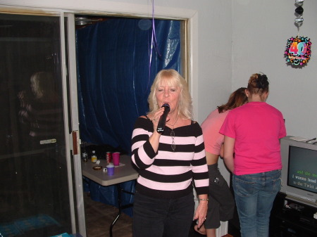 karaoke at a party