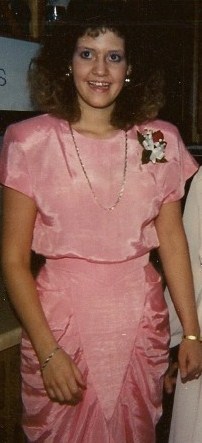 Cindy's graduation 1989 just me