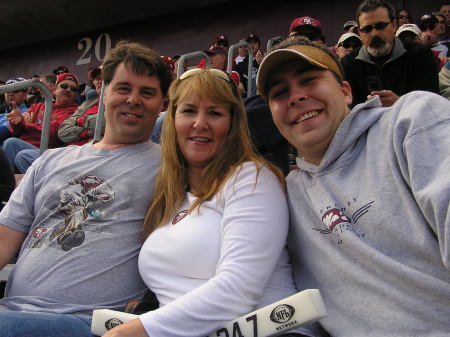 Me and my brothers at the annaul 49ers game