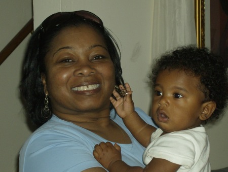 Mema and Her grandbaby Allen Jermaine