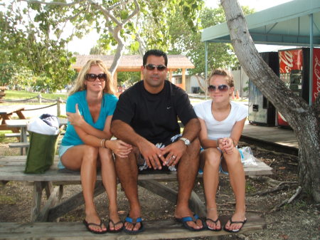 Before snorkeling in Key Largo