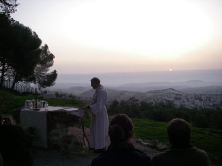 Eater Sunrise Service on the Mt. of Olives