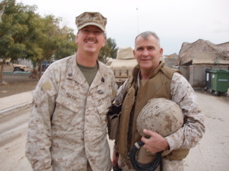 with Col Oliver North (Ret) in Ramadi