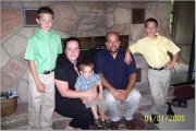 my son and his wife and their 3 sons 05